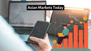 A financial graph representing the stock movements in Fintechzoom.com Asian Markets Today