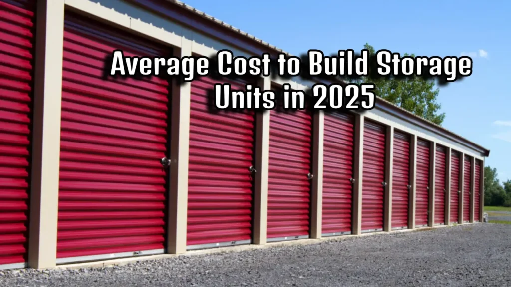 How Much Does it Cost to Build Storage Units in 2025? Full Expert Guide